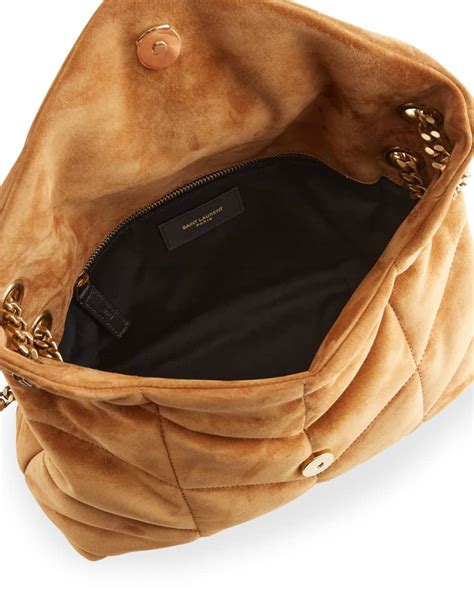 ysl puffer tote bag|ysl loulou puffer suede.